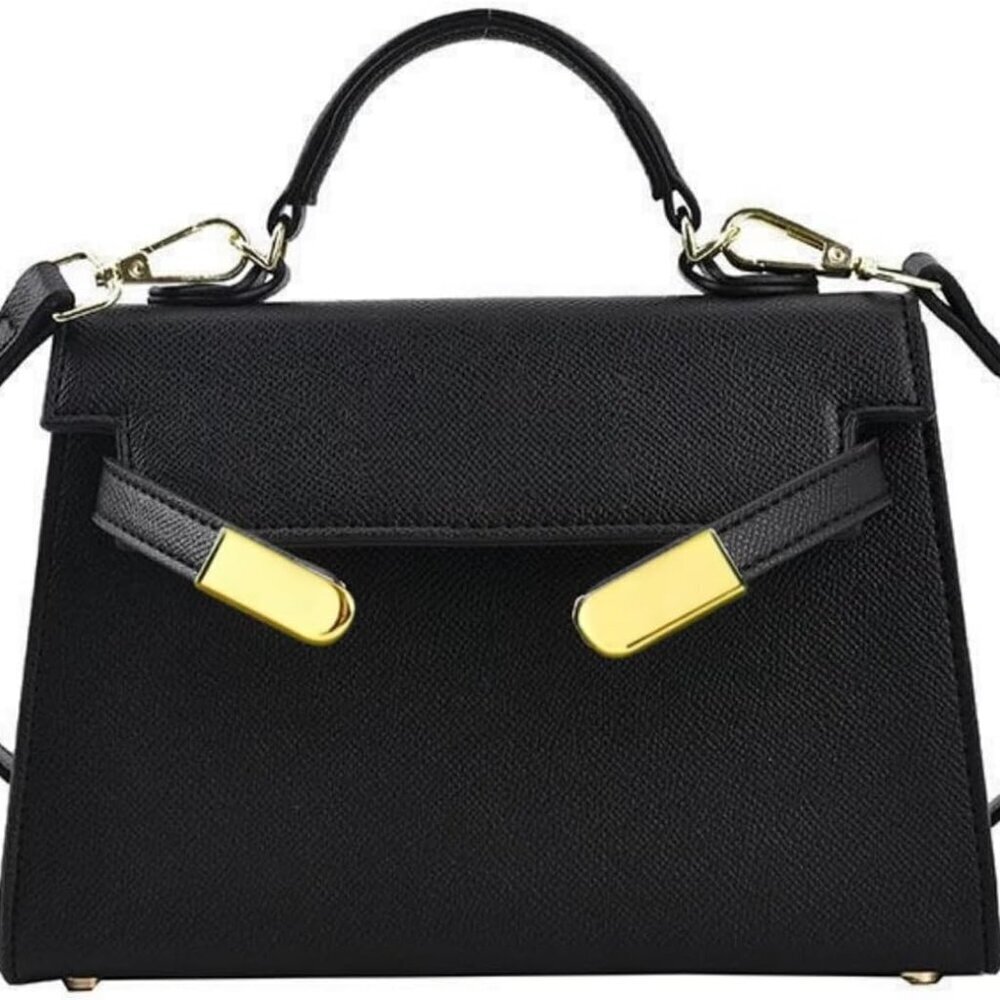 Women Crossbody Bag PU Leather Small Purse Adjustable Strap Travel Elegant